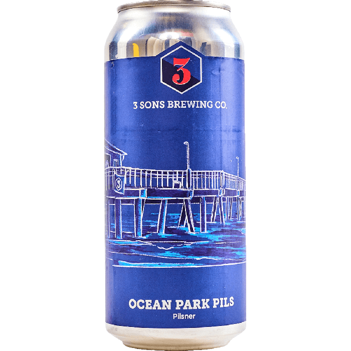 3 Sons Brewing Co. Ocean Park Pilsner
