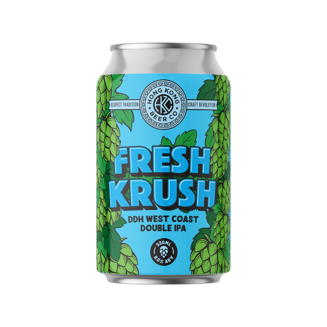 Hong Kong Beer Co. Fresh Krush DDH West Coast Double IPA