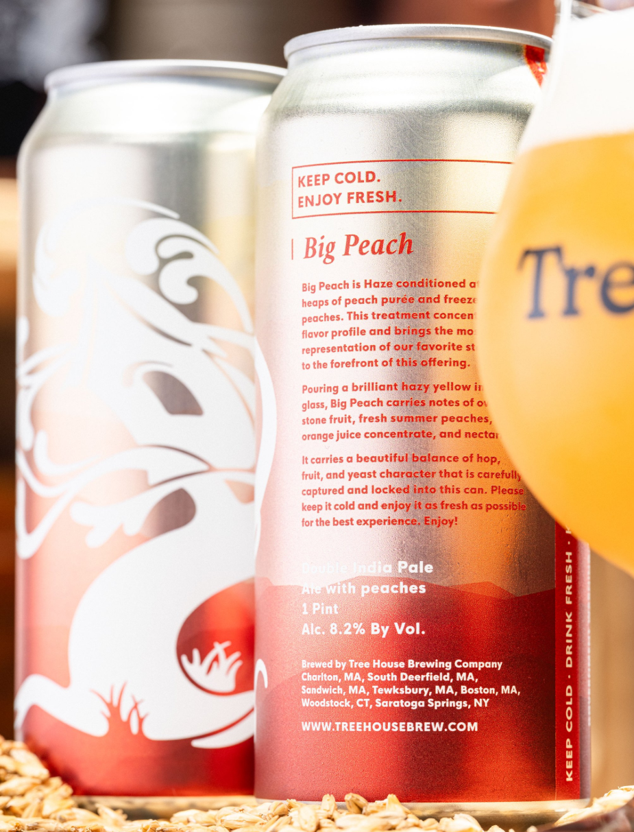 Tree House Brewing Company Big Peach Double IPA