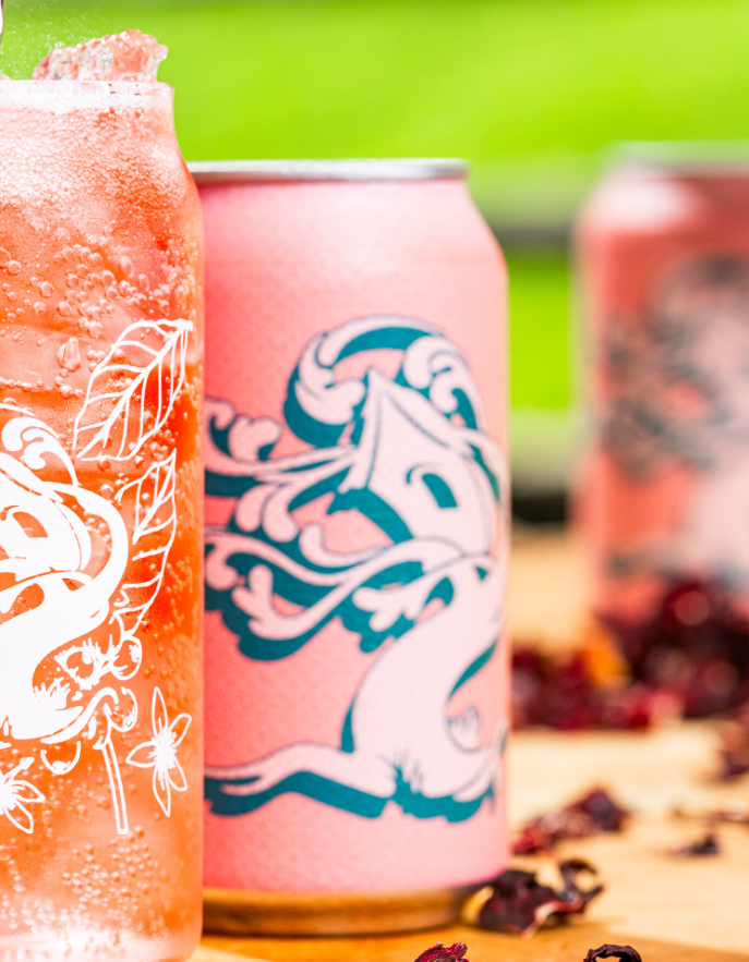 Tree House Brewing Company Non-Alcoholic Codder Peach & Hibiscus Seltzer
