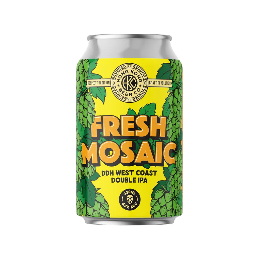Hong Kong Beer Co. Fresh Mosaic DDH West Coast Double IPA