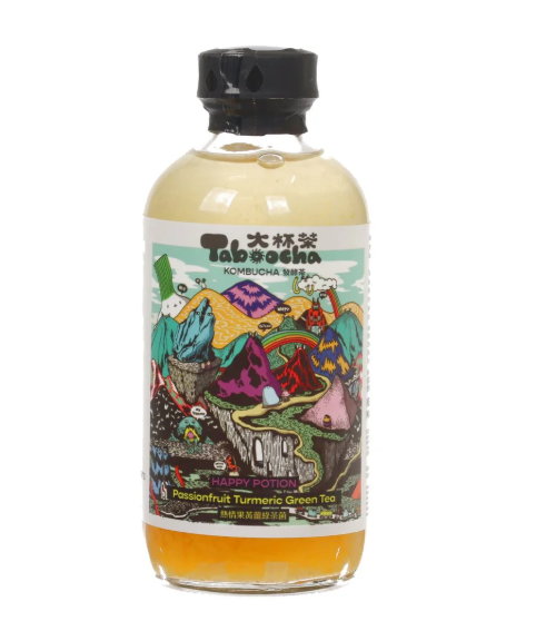 Taboocha Happy Potion Passionfruit Tumeric Green Tea