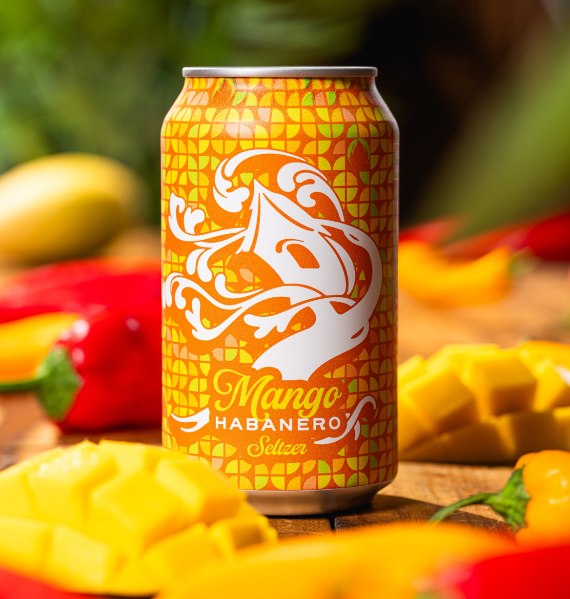 Tree House Brewing Company Non-Alcoholic Mango Habanero Seltzer