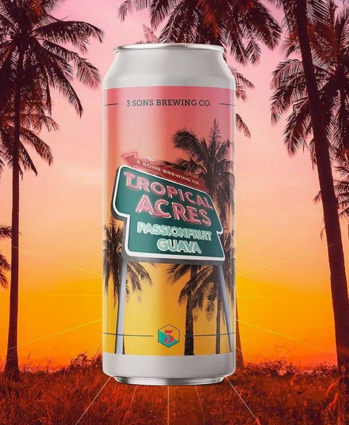3 Sons Brewing Co. Tropical Acres Passionfruit Guava Sour