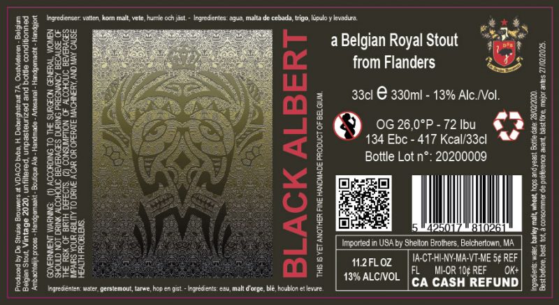 Struise Black Albert Stout Flanders