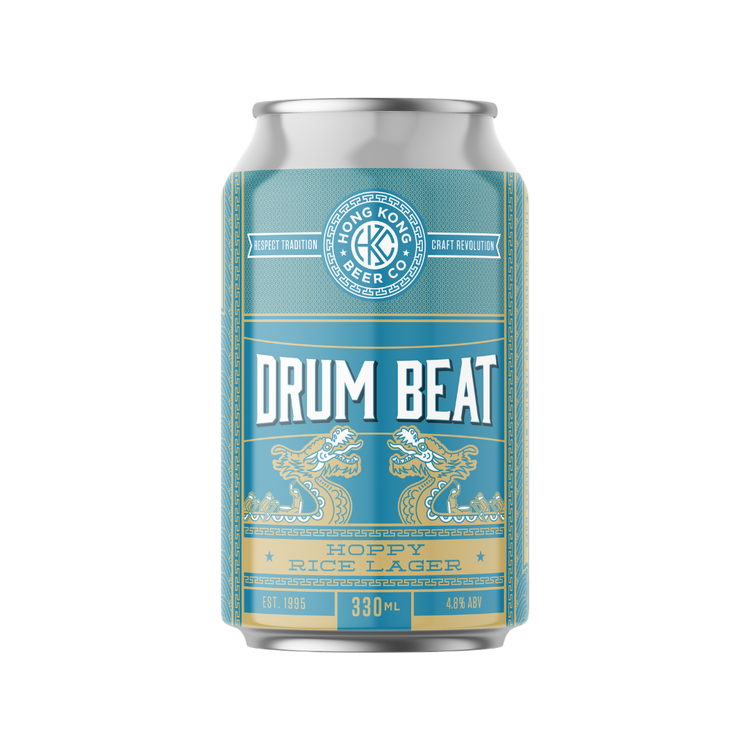 Hong Kong Beer Co. Drum Beat Hopped Rice Lager