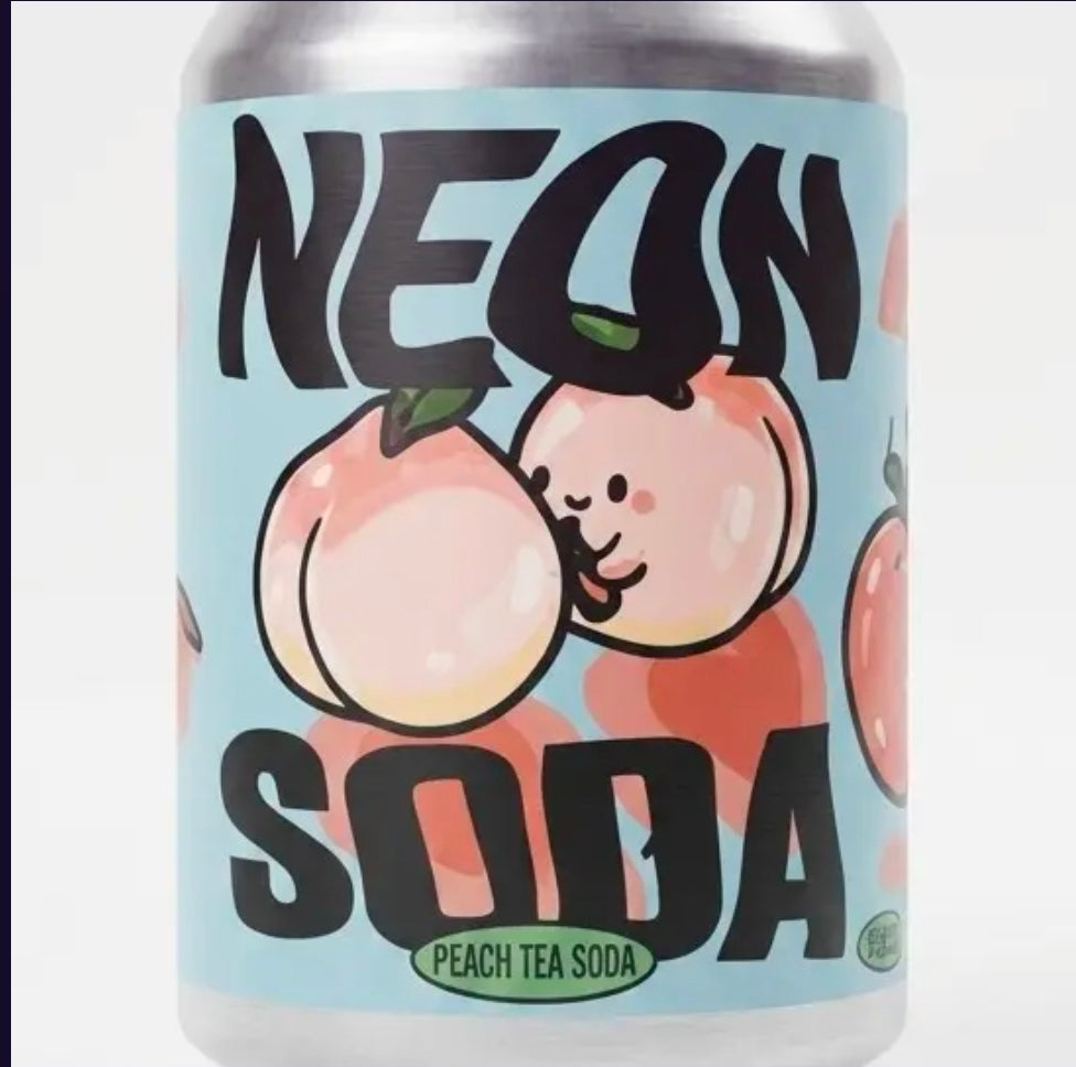 Neon Sodas Peach Soda