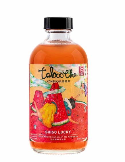 Taboocha Shiso Lucky Watermelon Green Tea